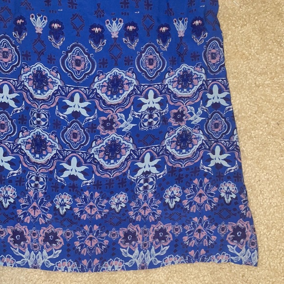 Anthropologie Halter Backless Pattern Summer Dress - Picture 5 of 8